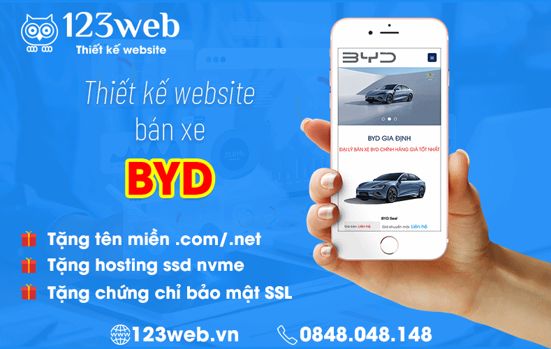 Thiết kế website BYD