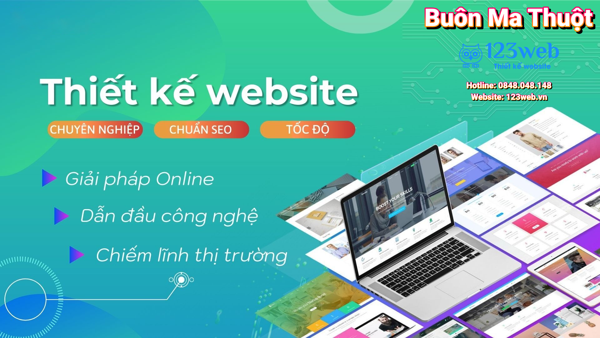 thiết kế website tại buôn ma thuột